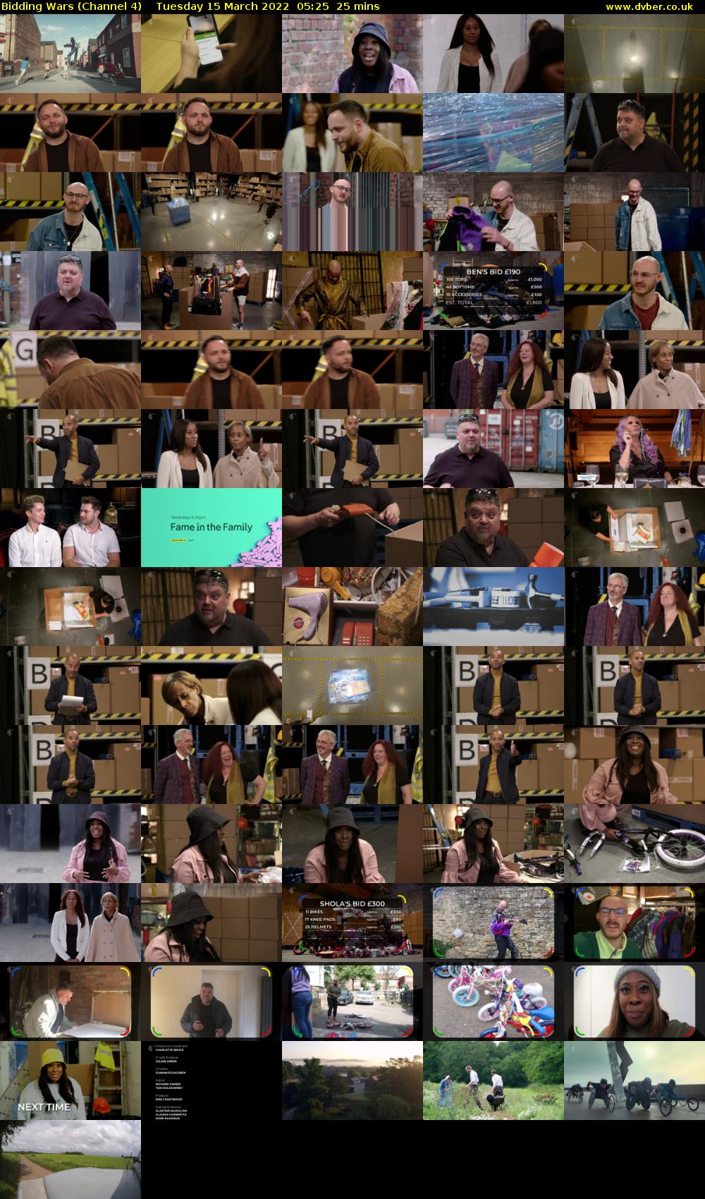 Bidding Wars (Channel 4) Tuesday 15 March 2022 05:25 - 05:50