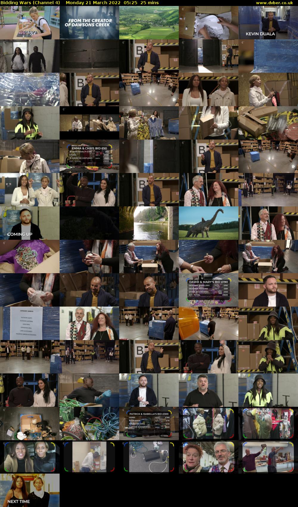 Bidding Wars (Channel 4) Monday 21 March 2022 05:25 - 05:50
