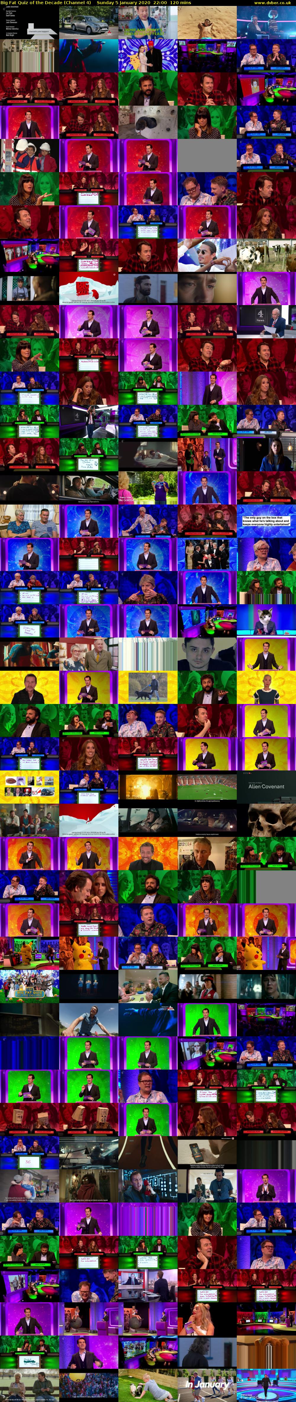 Big Fat Quiz of the Decade (Channel 4) Sunday 5 January 2020 22:00 - 00:00