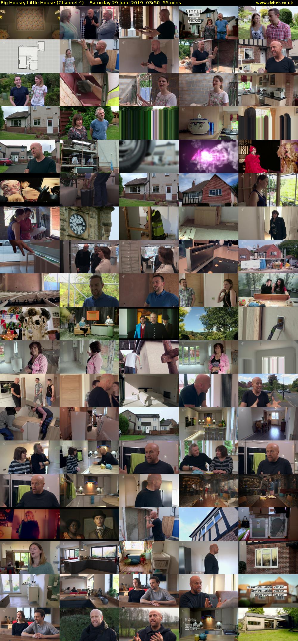 Big House, Little House (Channel 4) Saturday 29 June 2019 03:50 - 04:45