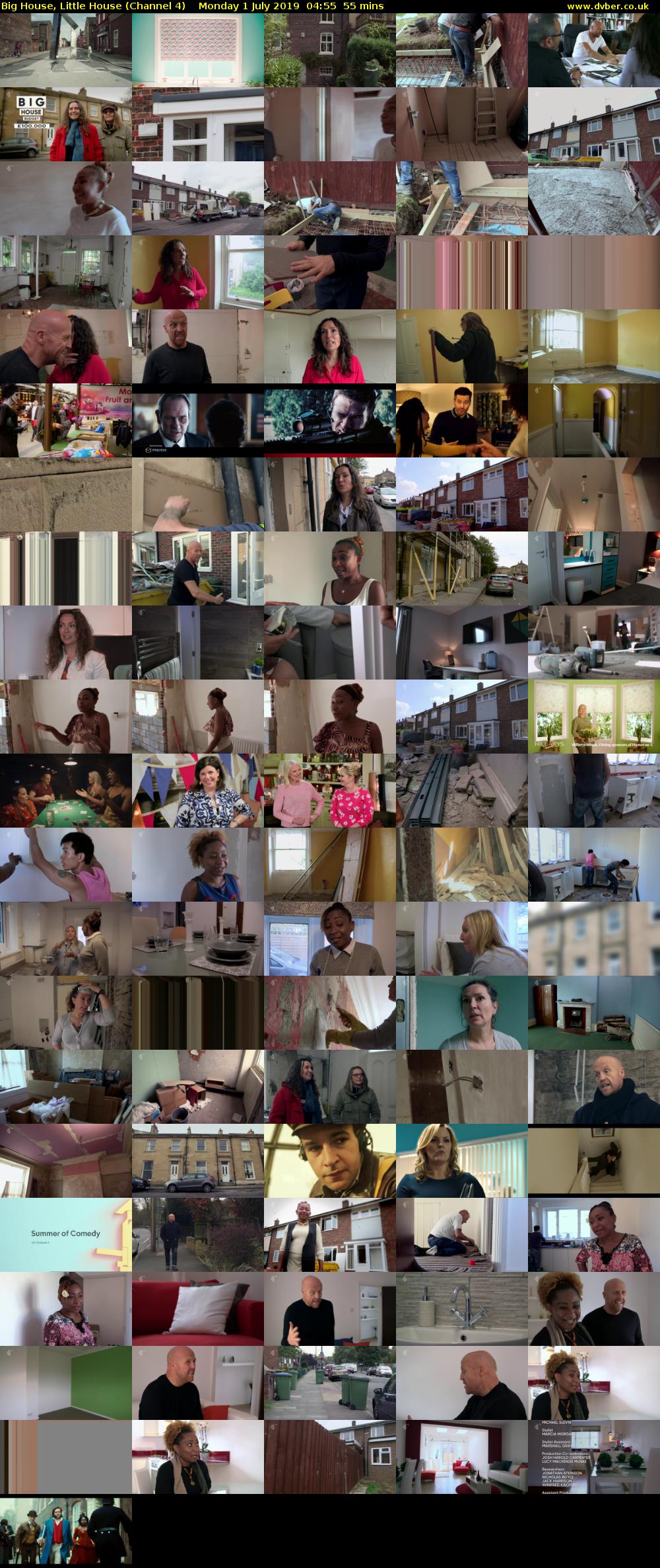 Big House, Little House (Channel 4) Monday 1 July 2019 04:55 - 05:50