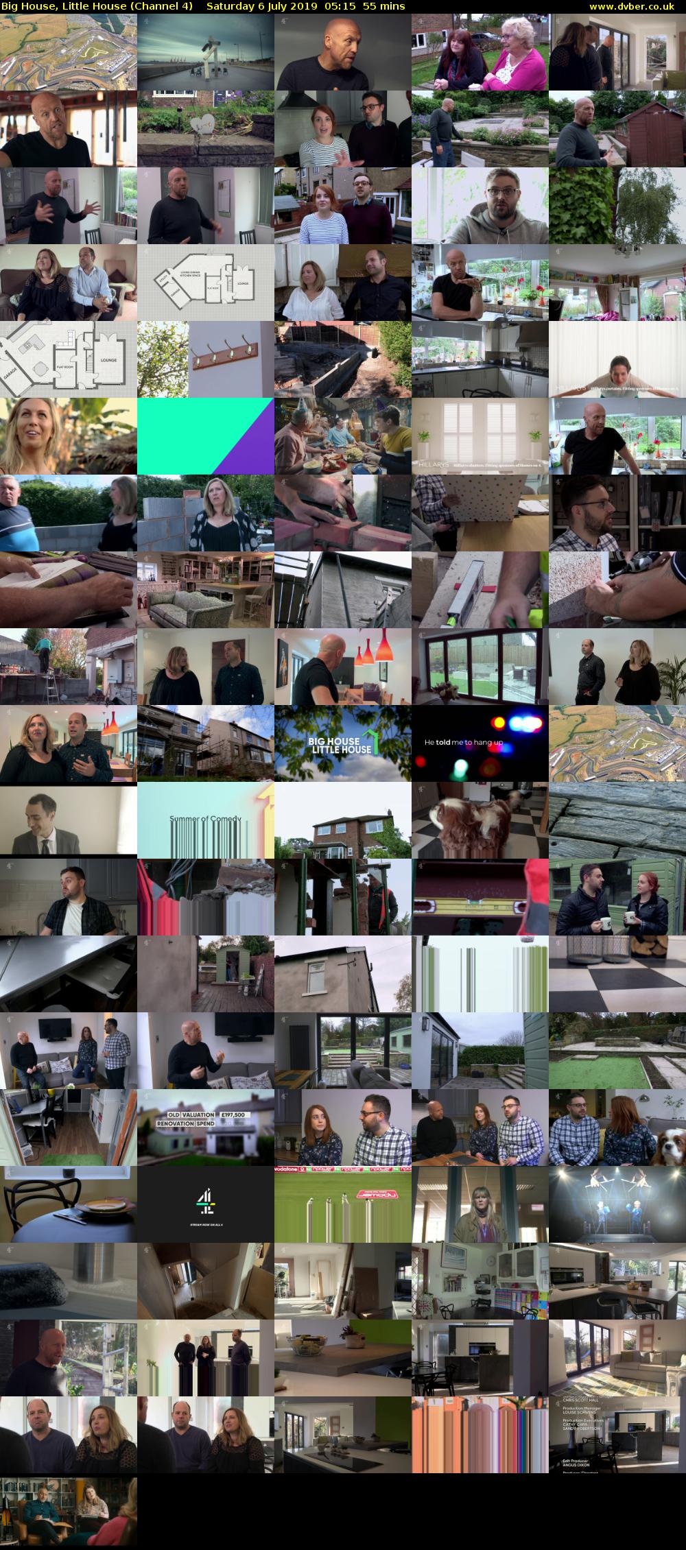 Big House, Little House (Channel 4) Saturday 6 July 2019 05:15 - 06:10