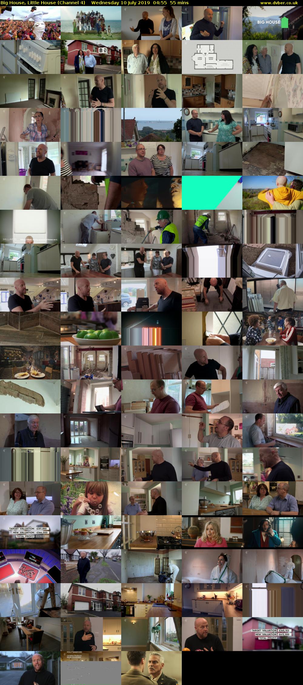 Big House, Little House (Channel 4) Wednesday 10 July 2019 04:55 - 05:50