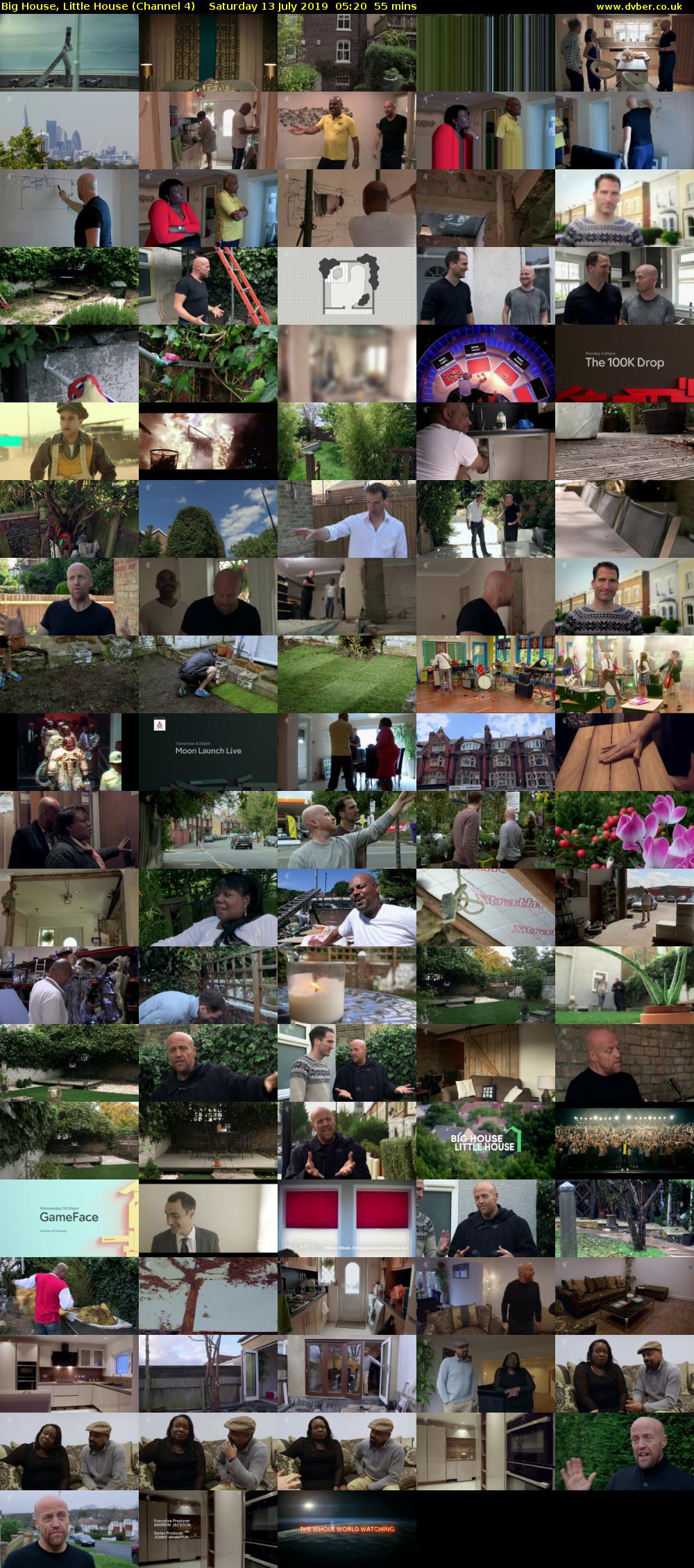 Big House, Little House (Channel 4) Saturday 13 July 2019 05:20 - 06:15