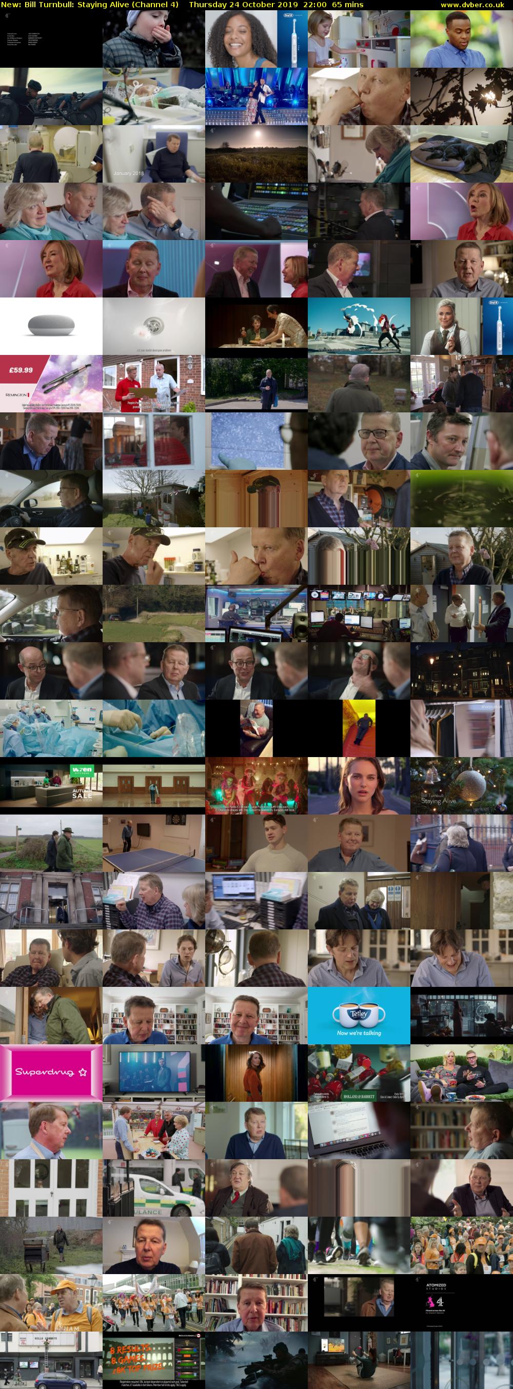 Bill Turnbull: Staying Alive (Channel 4) Thursday 24 October 2019 22:00 - 23:05