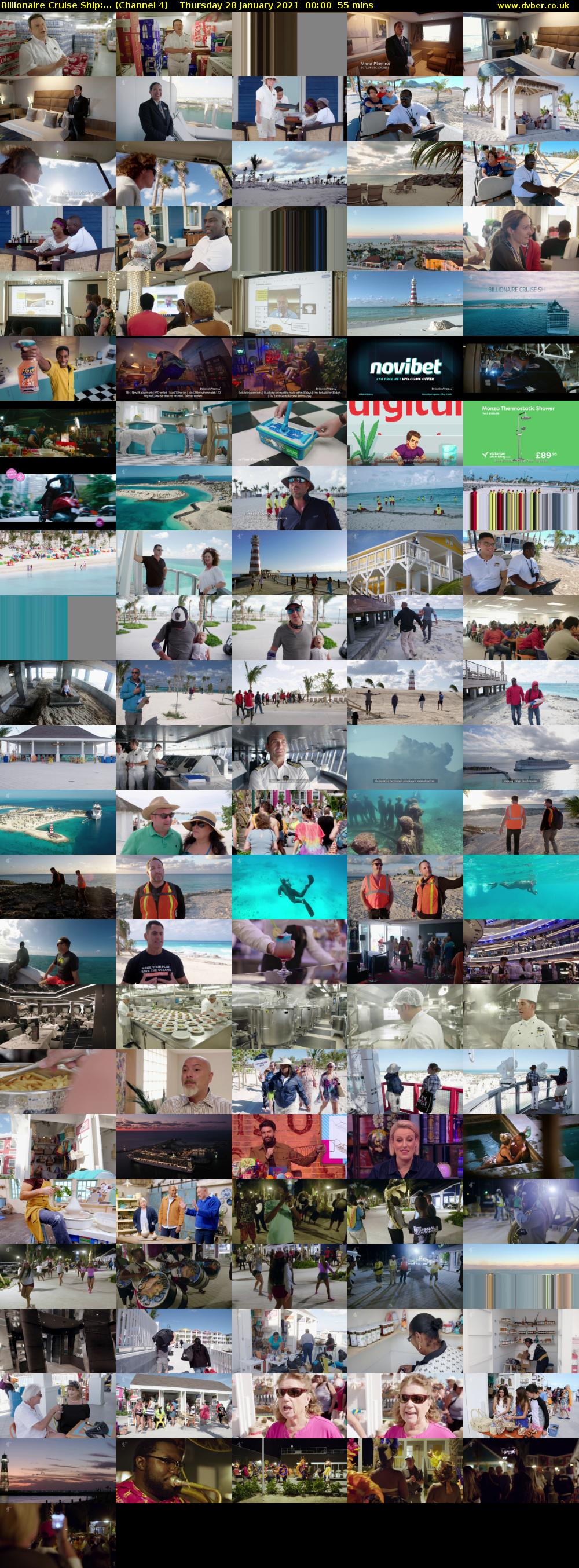 Billionaire Cruise Ship:... (Channel 4) Thursday 28 January 2021 00:00 - 00:55