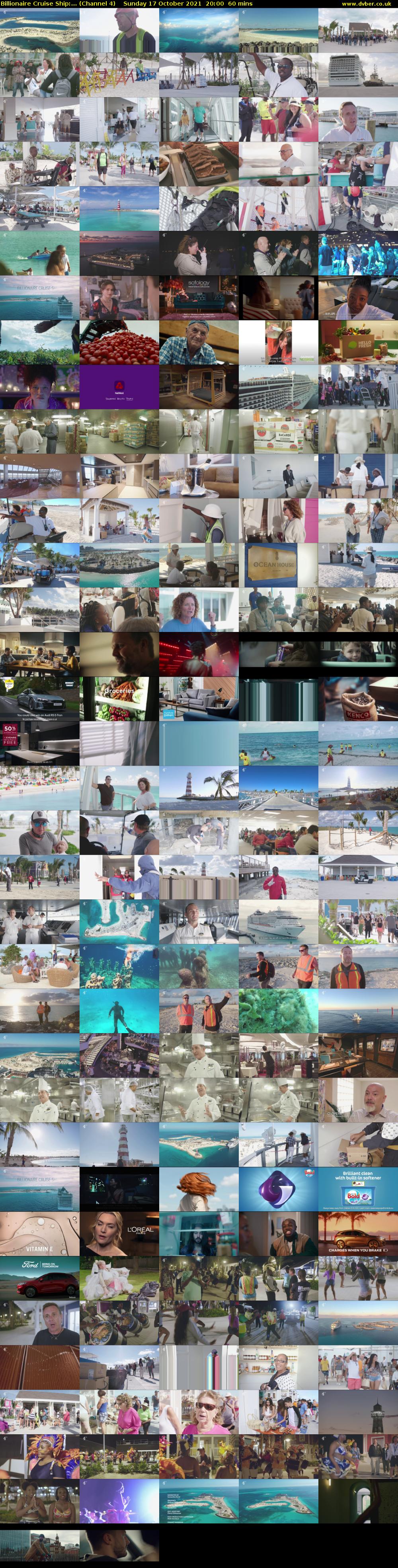 Billionaire Cruise Ship:... (Channel 4) Sunday 17 October 2021 20:00 - 21:00