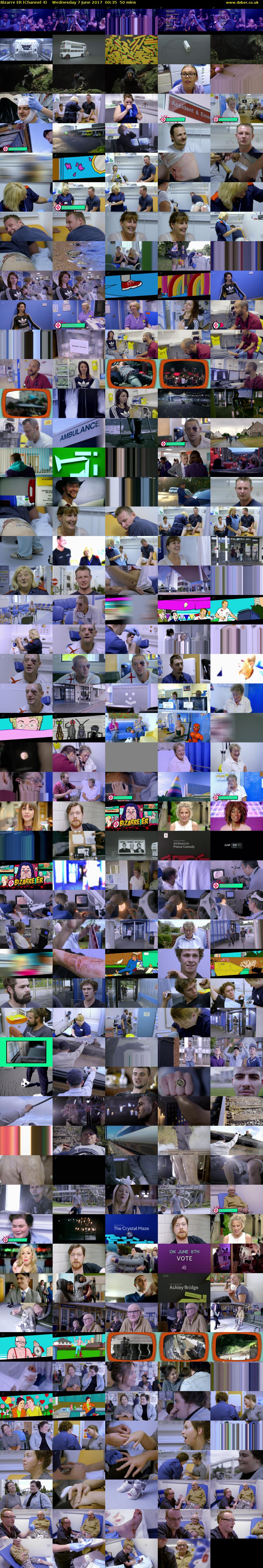 Bizarre ER (Channel 4) Wednesday 7 June 2017 00:35 - 01:25