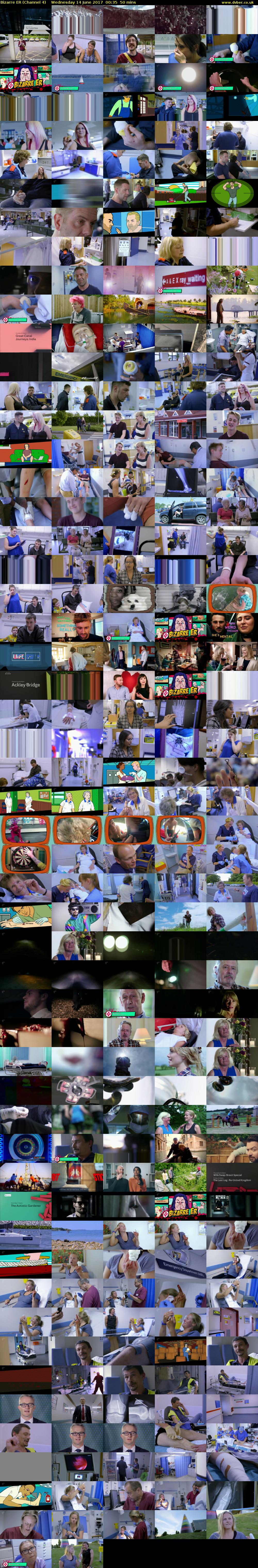 Bizarre ER (Channel 4) Wednesday 14 June 2017 00:35 - 01:25