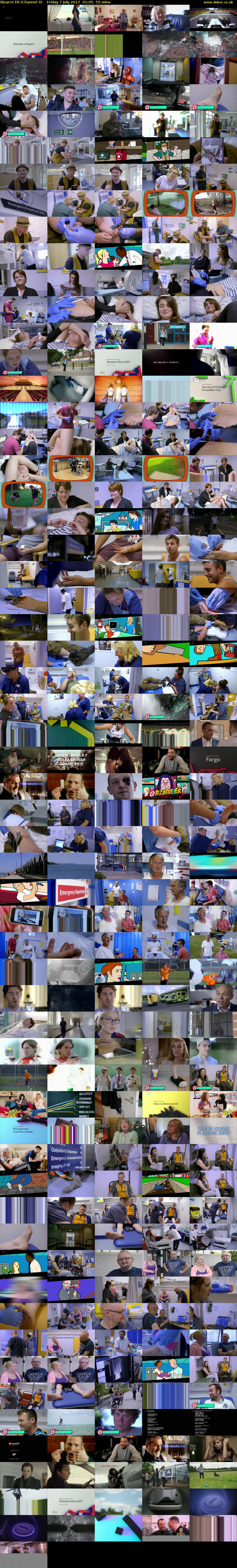 Bizarre ER (Channel 4) Friday 7 July 2017 01:05 - 02:00
