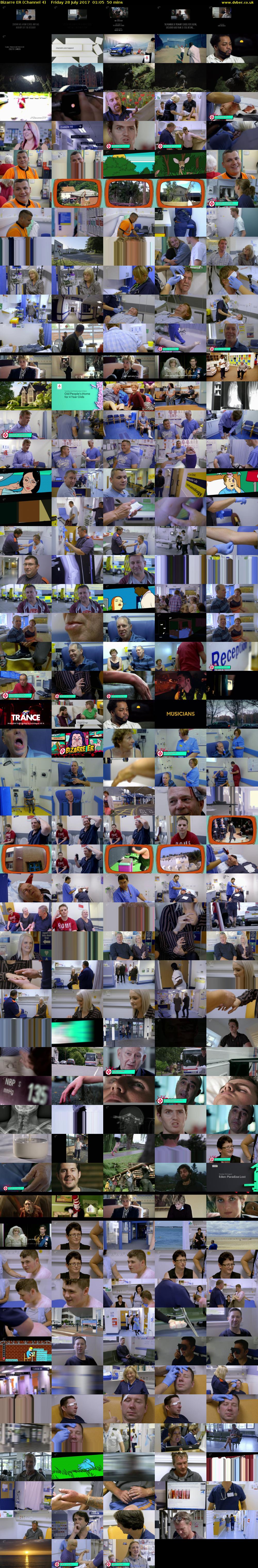 Bizarre ER (Channel 4) Friday 28 July 2017 01:05 - 01:55