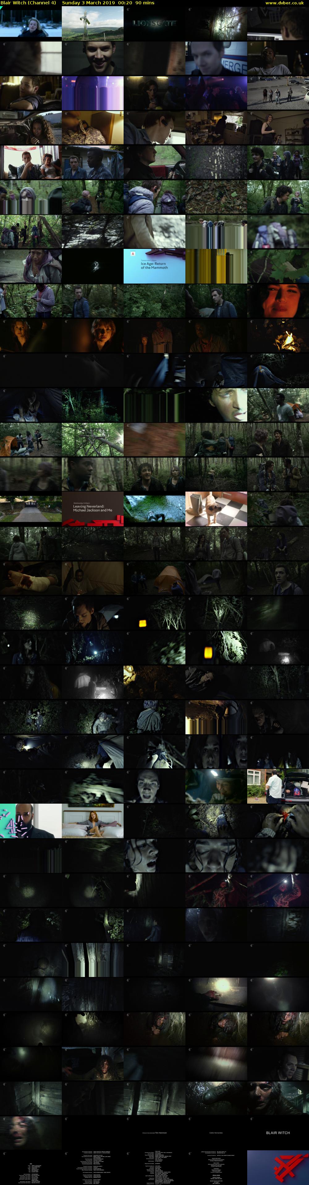 Blair Witch (Channel 4) Sunday 3 March 2019 00:20 - 01:50