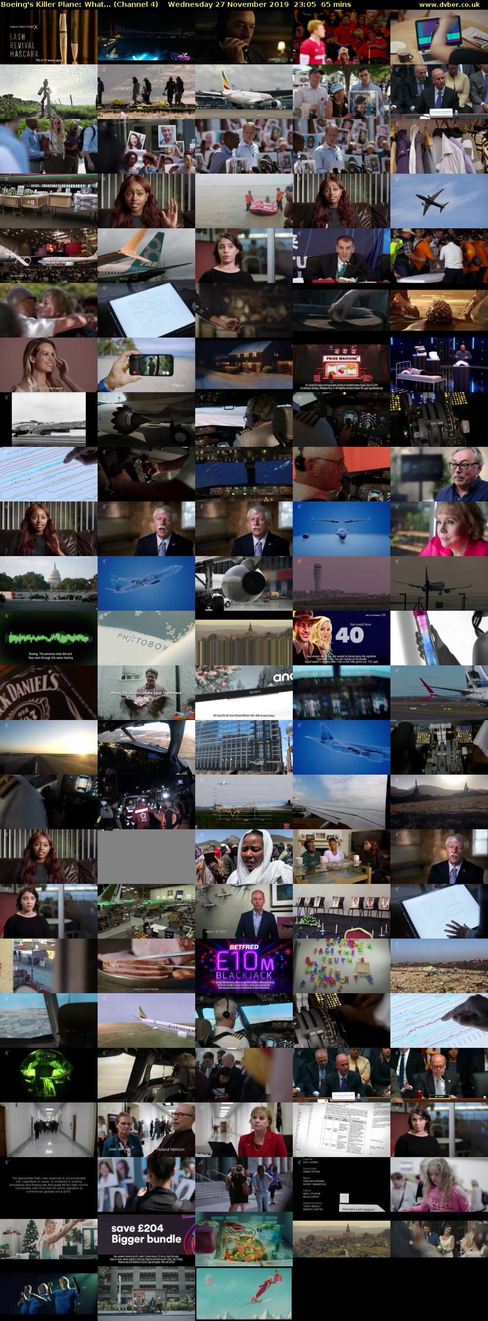 Boeing's Killer Plane: What... (Channel 4) Wednesday 27 November 2019 23:05 - 00:10