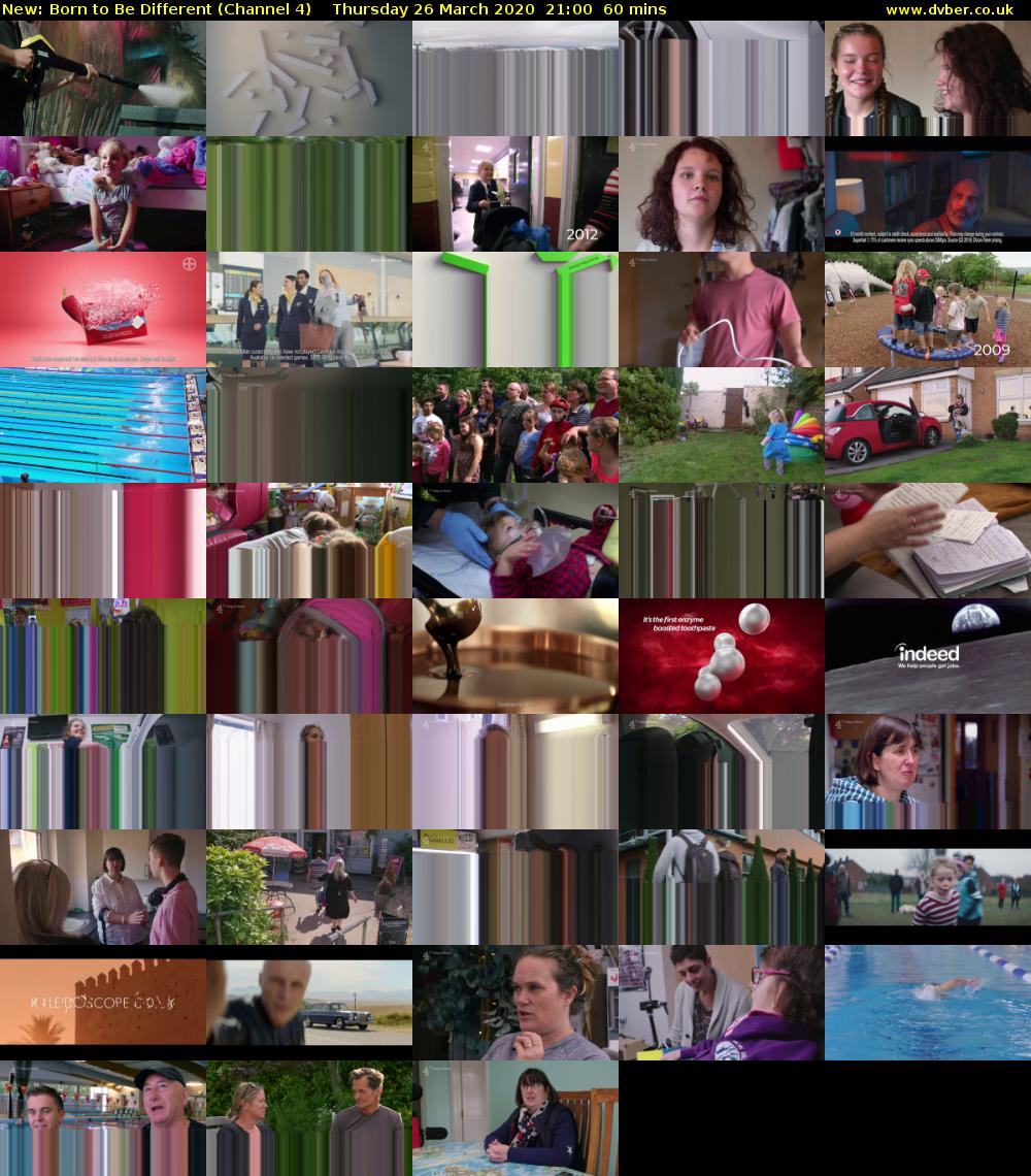 Born to Be Different (Channel 4) Thursday 26 March 2020 21:00 - 22:00