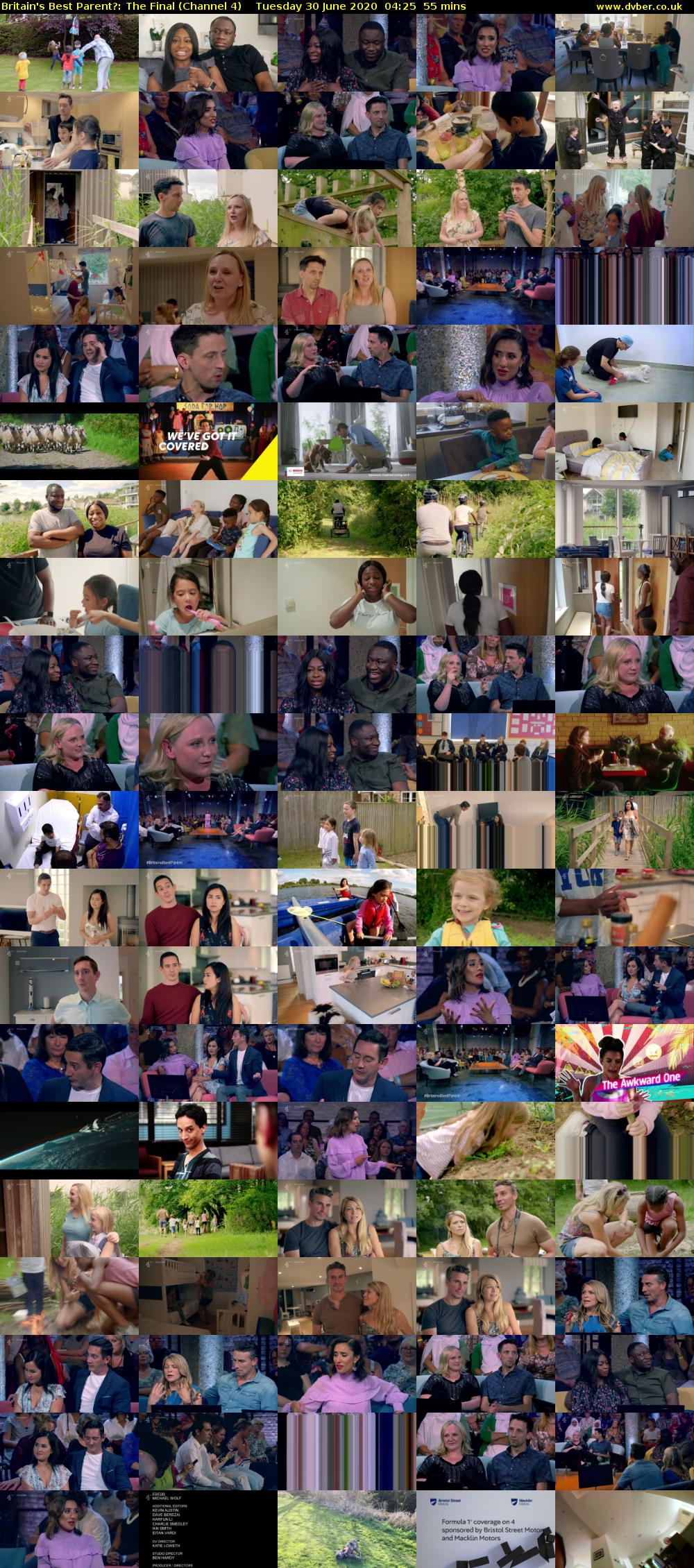 Britain's Best Parent?: The Final (Channel 4) Tuesday 30 June 2020 04:25 - 05:20