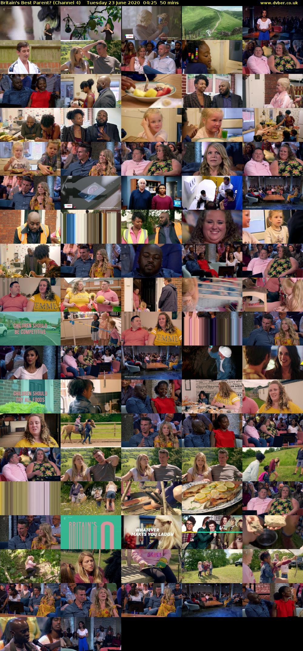Britain's Best Parent? (Channel 4) Tuesday 23 June 2020 04:25 - 05:15