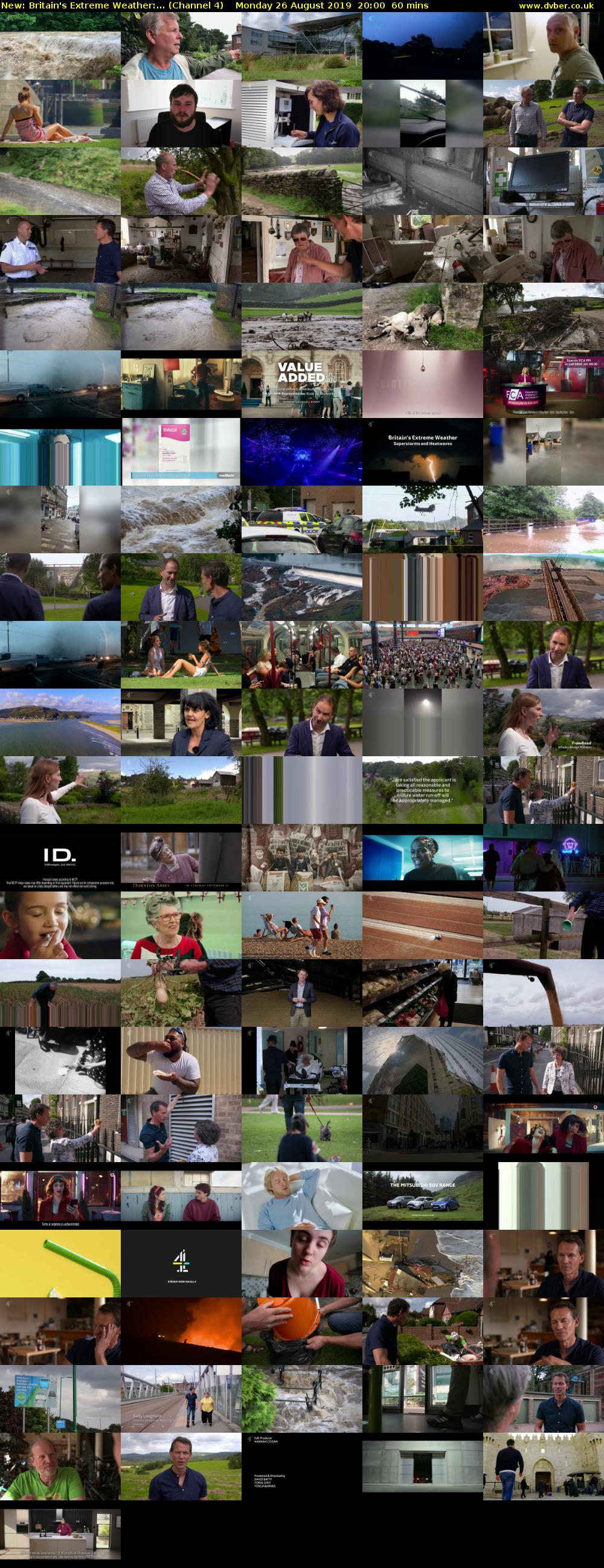 Britain's Extreme Weather:... (Channel 4) Monday 26 August 2019 20:00 - 21:00
