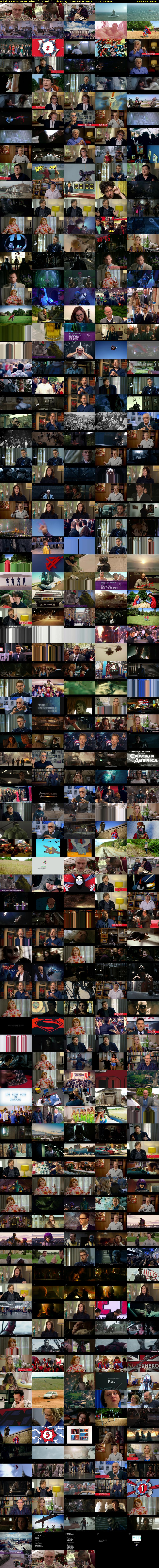 Britain's Favourite Superhero (Channel 4) Thursday 28 December 2017 02:35 - 04:00