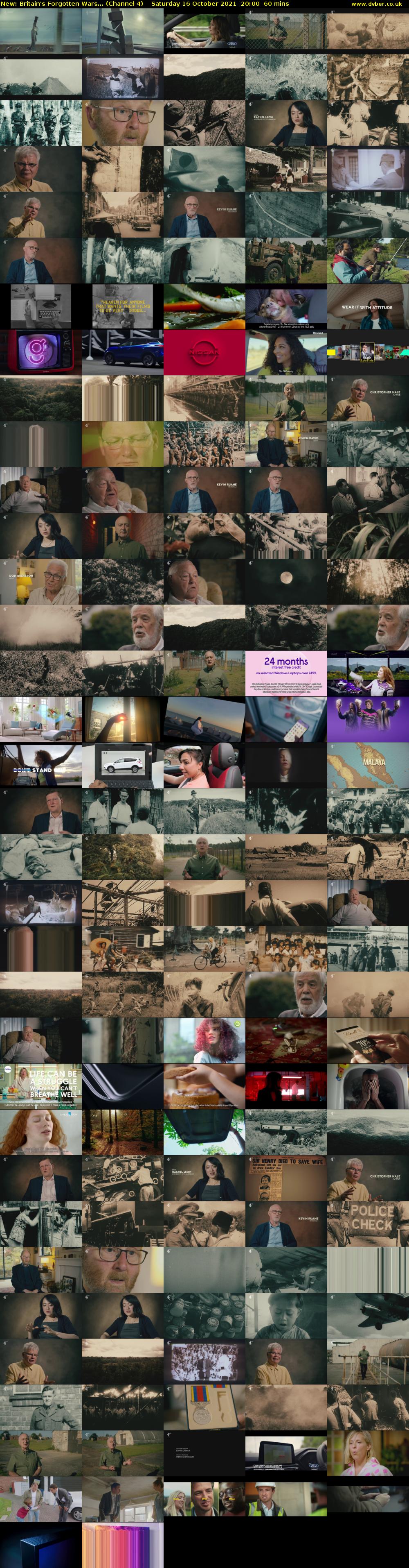 Britain's Forgotten Wars... (Channel 4) Saturday 16 October 2021 20:00 - 21:00