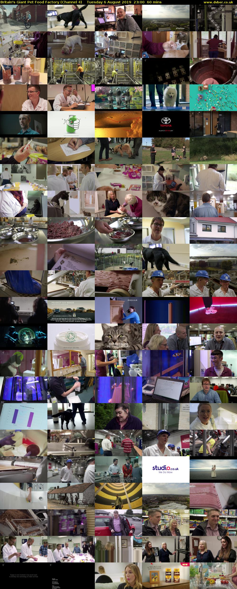 Britain's Giant Pet Food Factory (Channel 4) Tuesday 6 August 2019 23:00 - 00:00