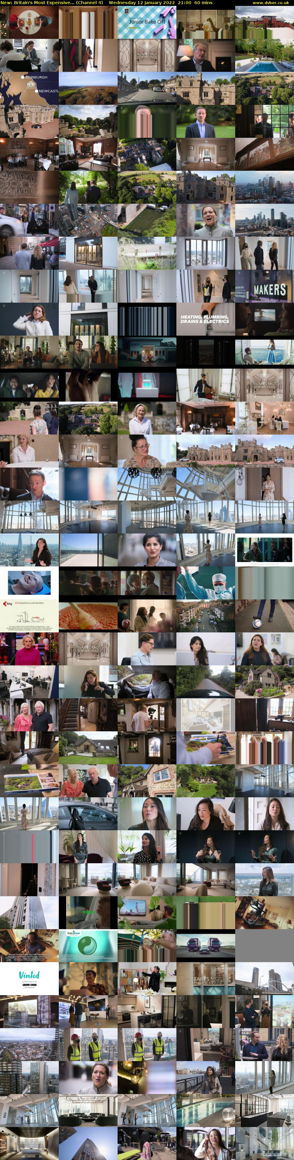 Britain's Most Expensive... (Channel 4) Wednesday 12 January 2022 21:00 - 22:00