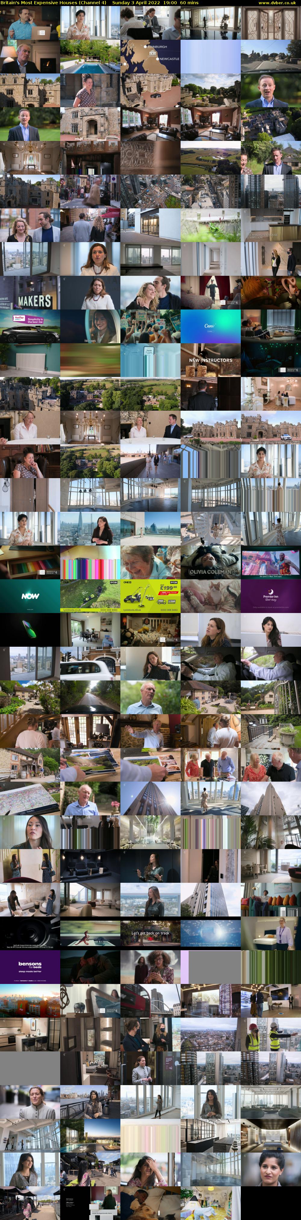 Britain's Most Expensive Houses (Channel 4) Sunday 3 April 2022 19:00 - 20:00