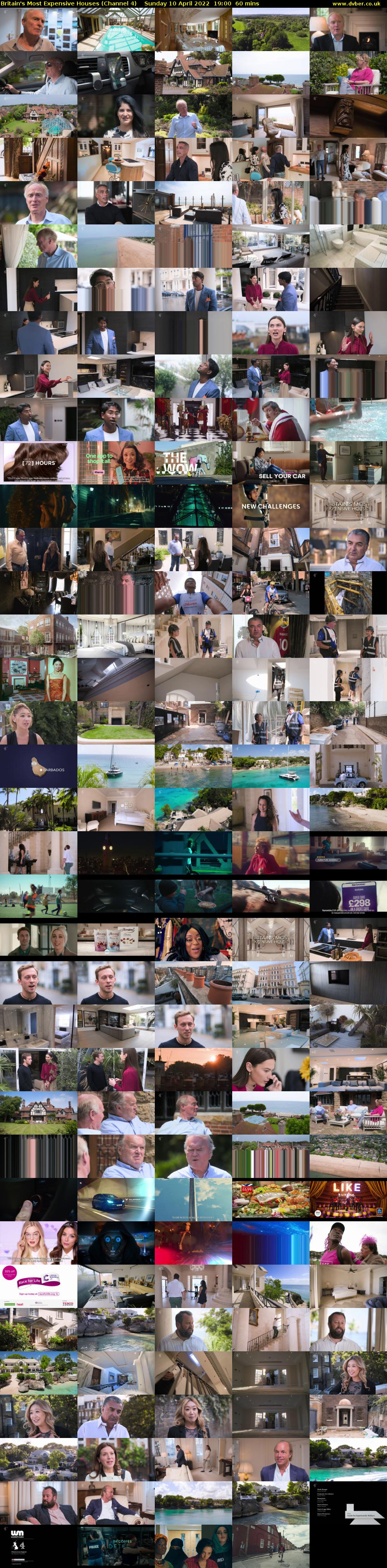 Britain's Most Expensive Houses (Channel 4) Sunday 10 April 2022 19:00 - 20:00