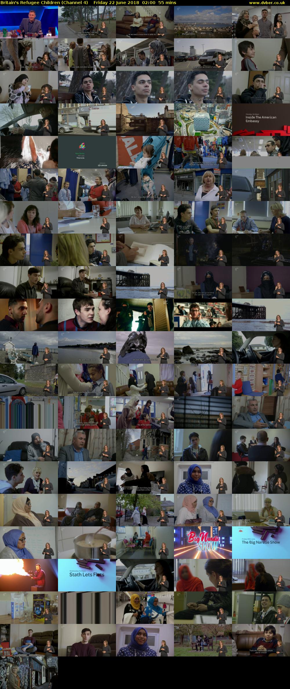 Britain's Refugee Children (Channel 4) Friday 22 June 2018 02:00 - 02:55