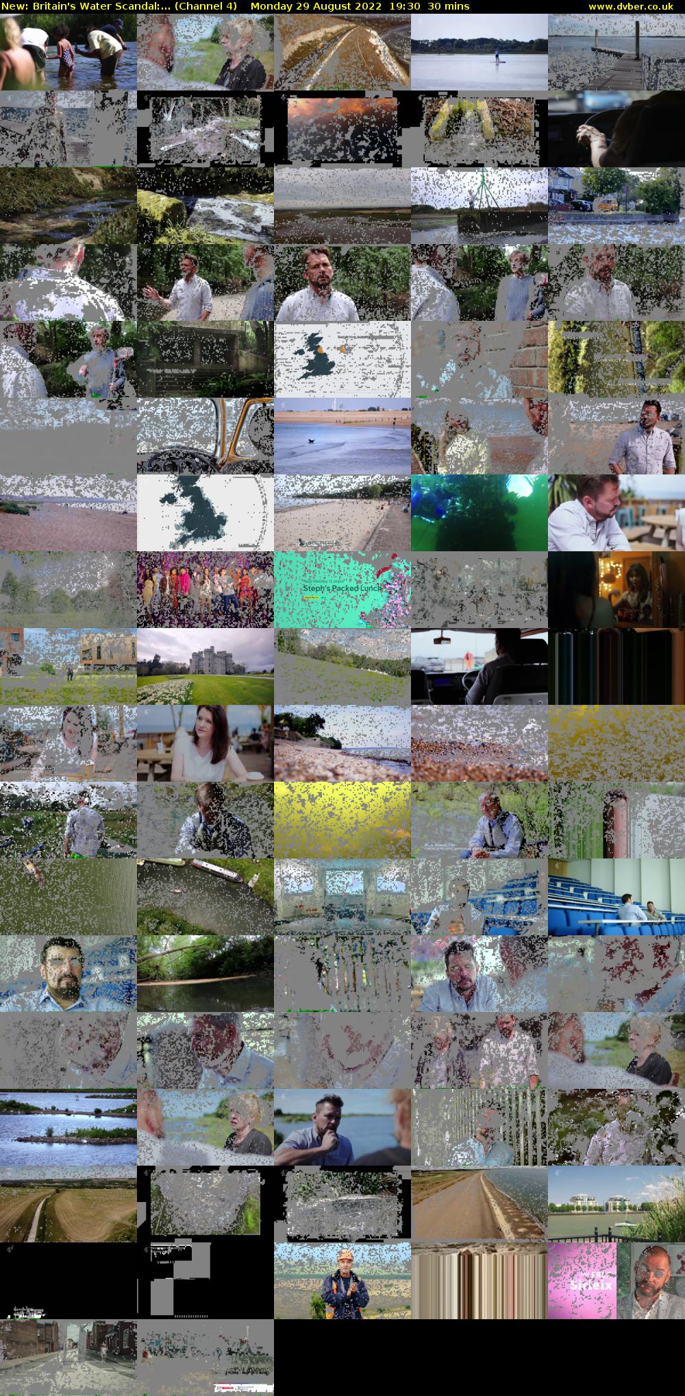 Britain's Water Scandal:... (Channel 4) Monday 29 August 2022 19:30 - 20:00