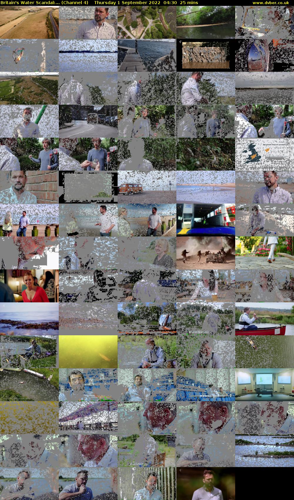 Britain's Water Scandal:... (Channel 4) Thursday 1 September 2022 04:30 - 04:55