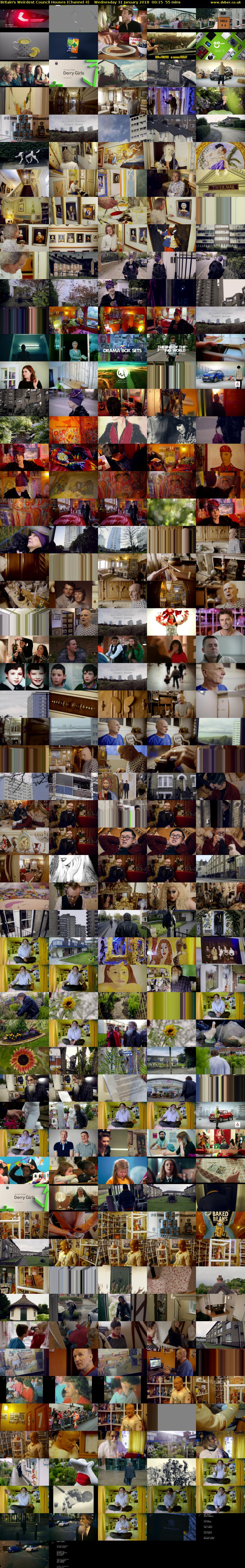 Britain's Weirdest Council Houses (Channel 4) Wednesday 31 January 2018 00:15 - 01:10