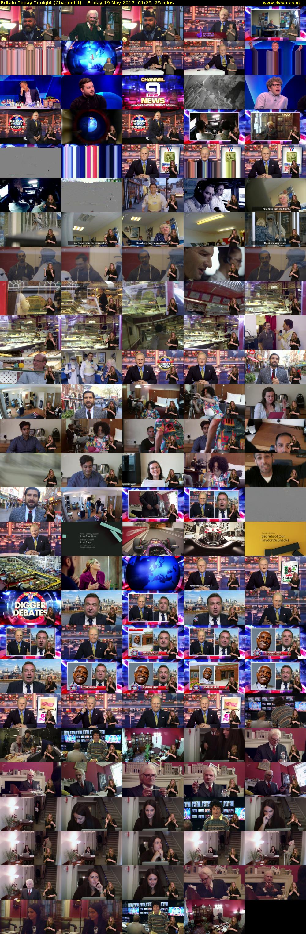Britain Today Tonight (Channel 4) Friday 19 May 2017 01:25 - 01:50