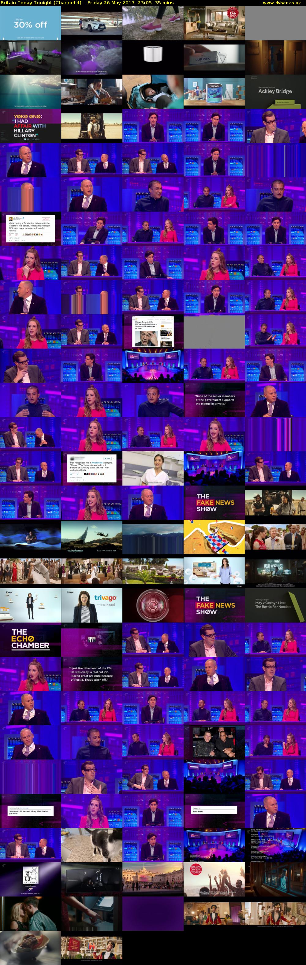 Britain Today Tonight (Channel 4) Friday 26 May 2017 23:05 - 23:40