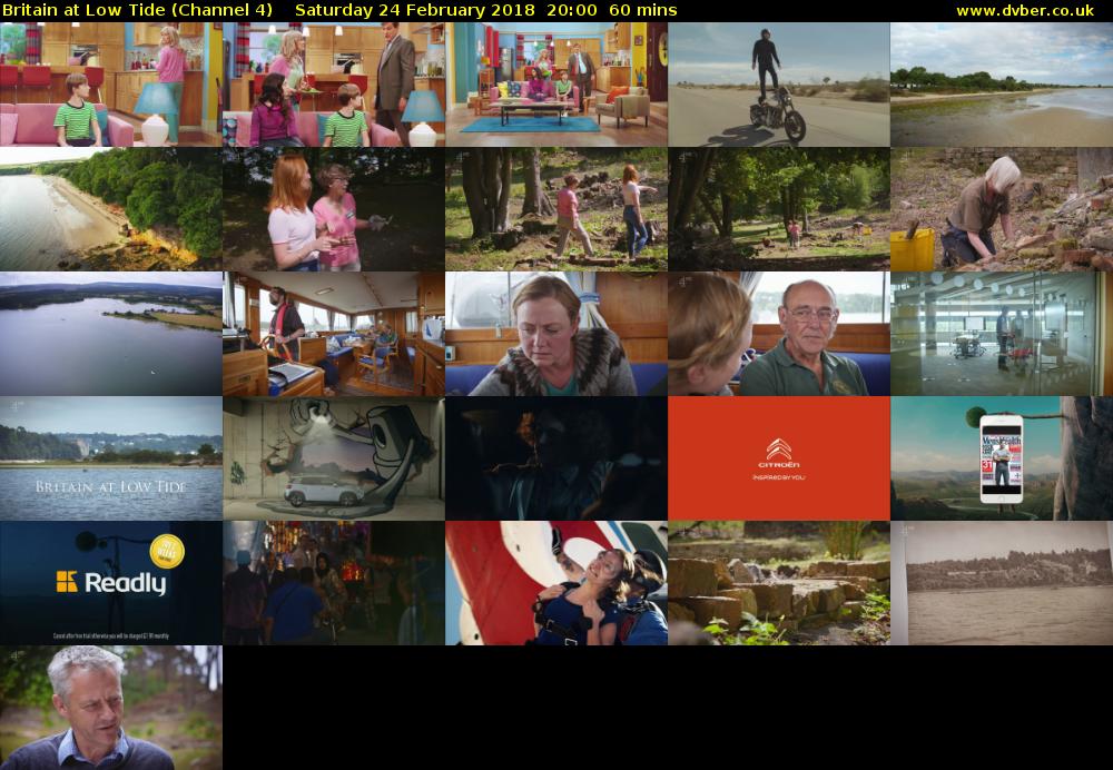 Britain at Low Tide (Channel 4) Saturday 24 February 2018 20:00 - 21:00