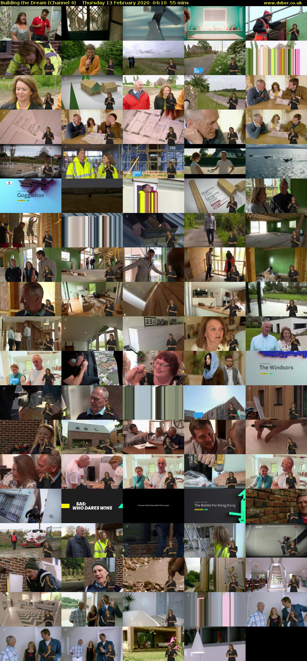 Building the Dream (Channel 4) Thursday 13 February 2020 04:10 - 05:05