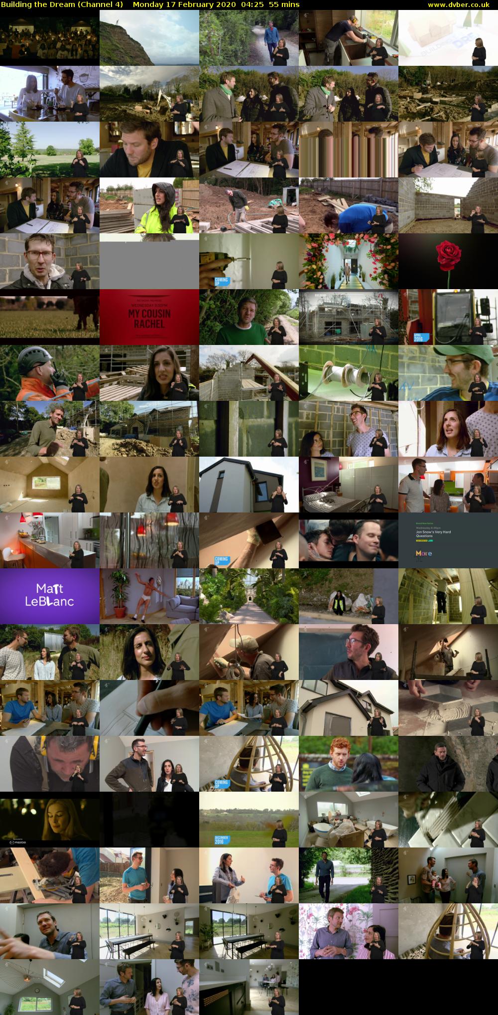 Building the Dream (Channel 4) Monday 17 February 2020 04:25 - 05:20