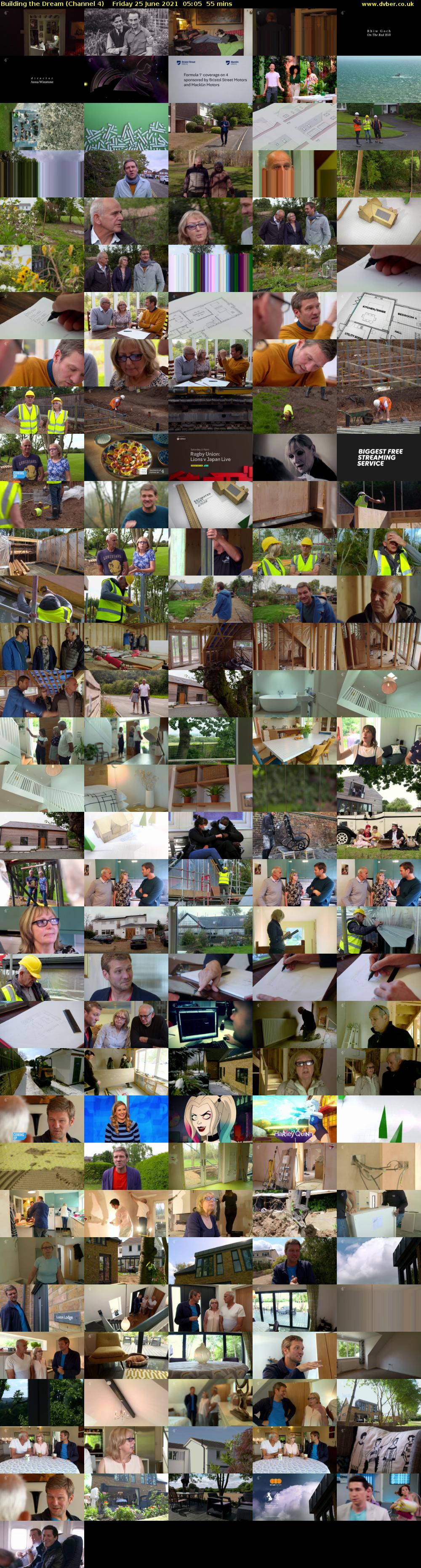 Building the Dream (Channel 4) Friday 25 June 2021 05:05 - 06:00