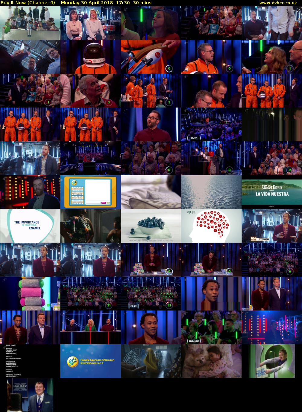 Buy It Now (Channel 4) Monday 30 April 2018 17:30 - 18:00