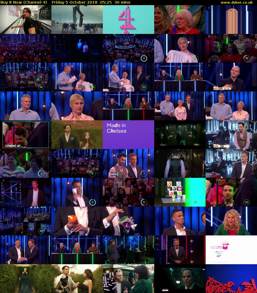 Buy It Now (Channel 4) Friday 5 October 2018 05:25 - 05:55
