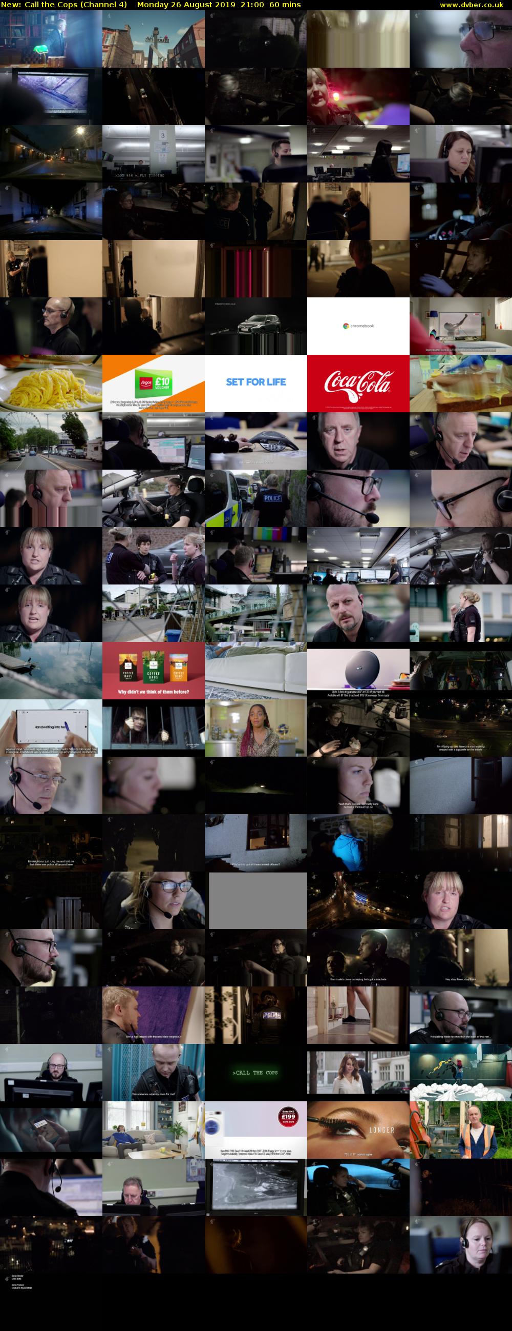 Call the Cops (Channel 4) Monday 26 August 2019 21:00 - 22:00