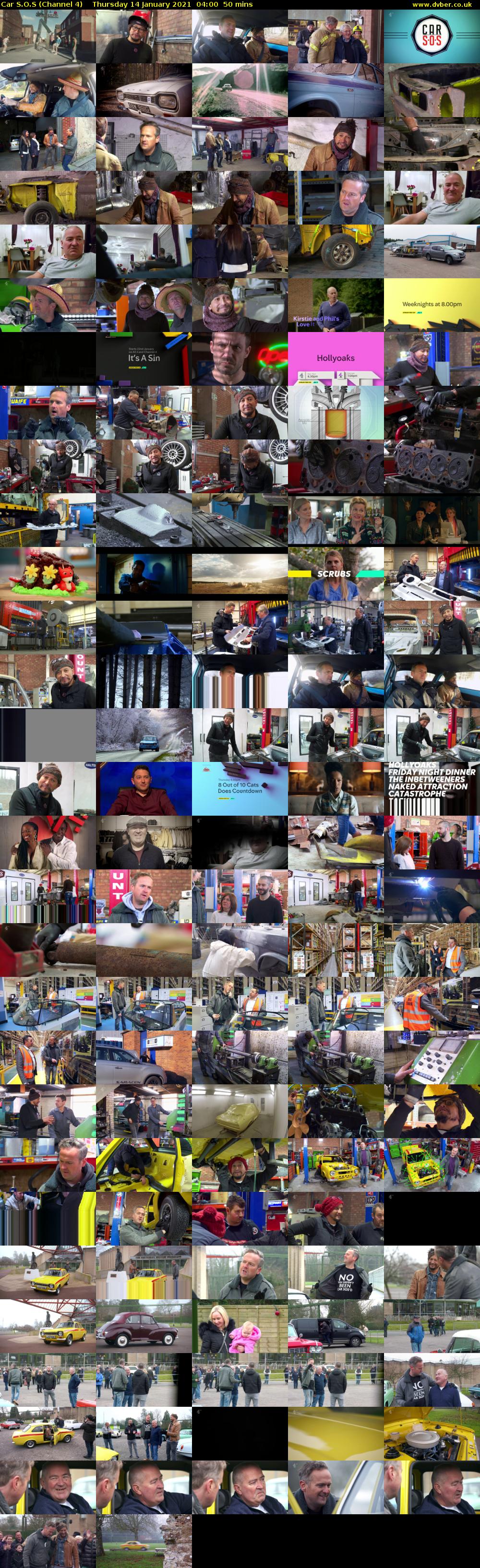 Car S.O.S (Channel 4) Thursday 14 January 2021 04:00 - 04:50