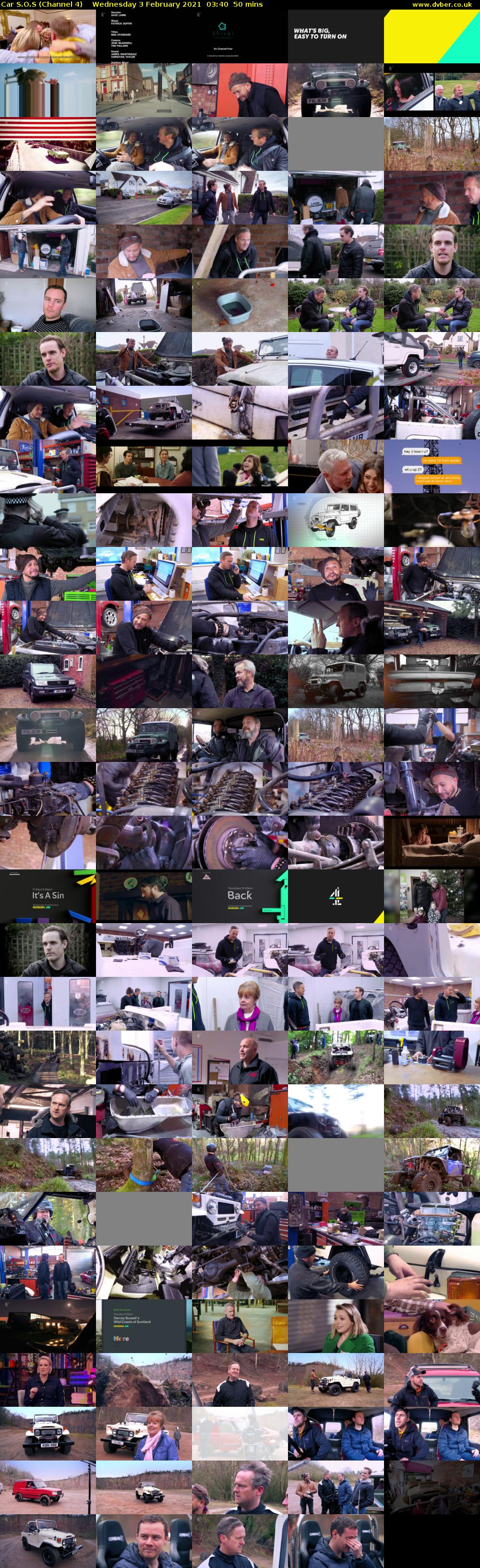 Car S.O.S (Channel 4) Wednesday 3 February 2021 03:40 - 04:30