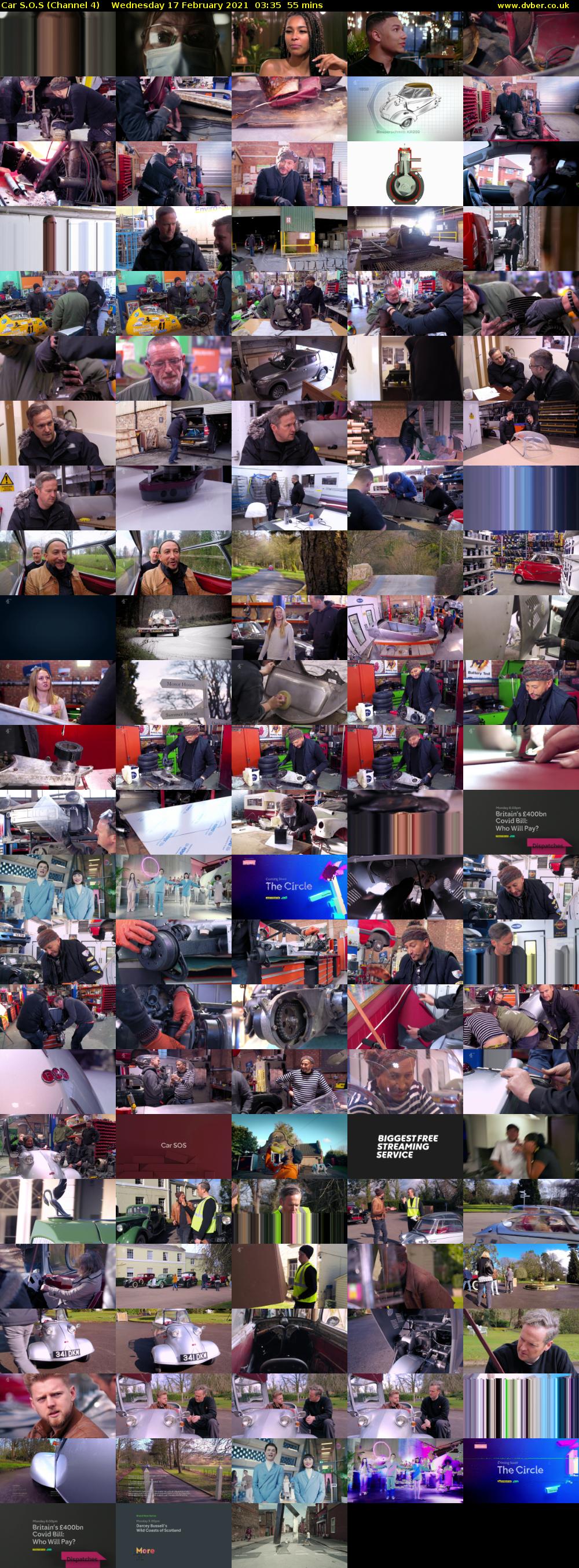Car S.O.S (Channel 4) Wednesday 17 February 2021 03:35 - 04:30