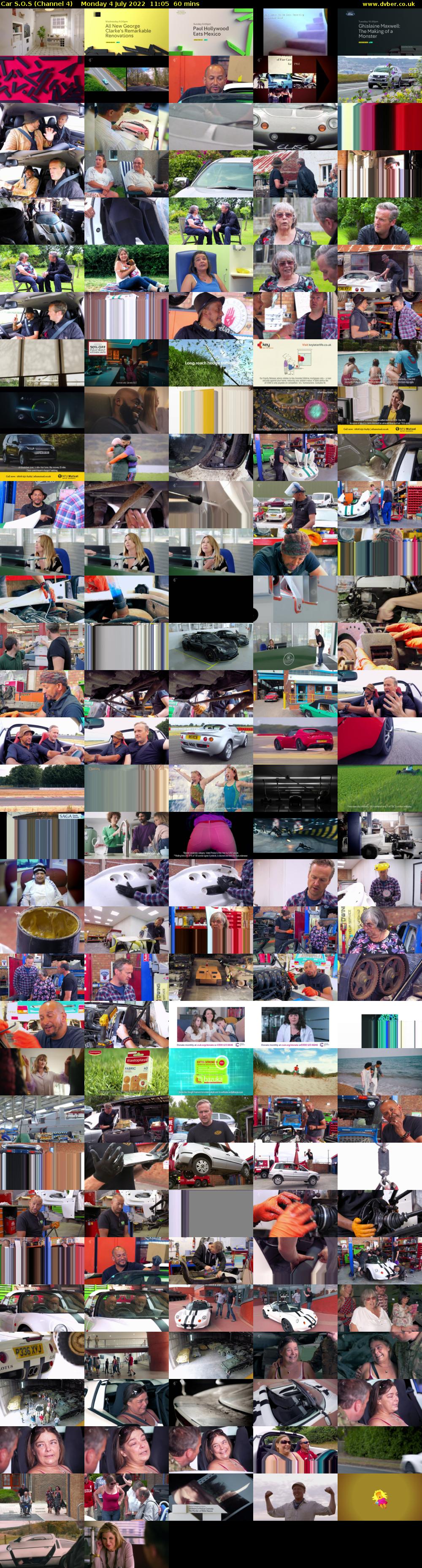 Car S.O.S (Channel 4) Monday 4 July 2022 11:05 - 12:05