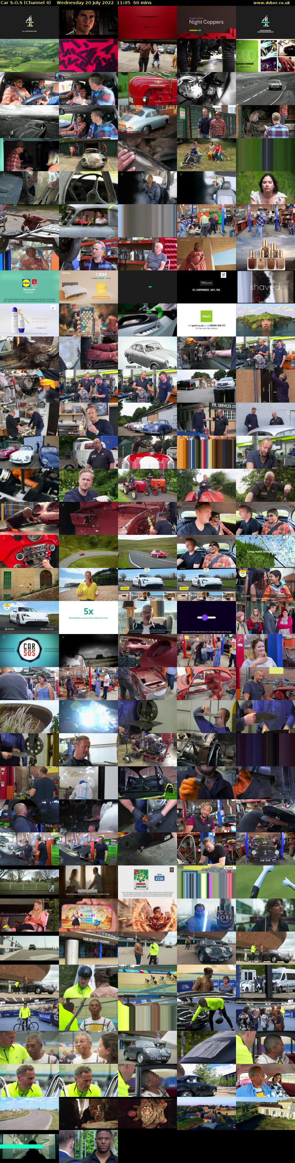 Car S.O.S (Channel 4) Wednesday 20 July 2022 11:05 - 12:05