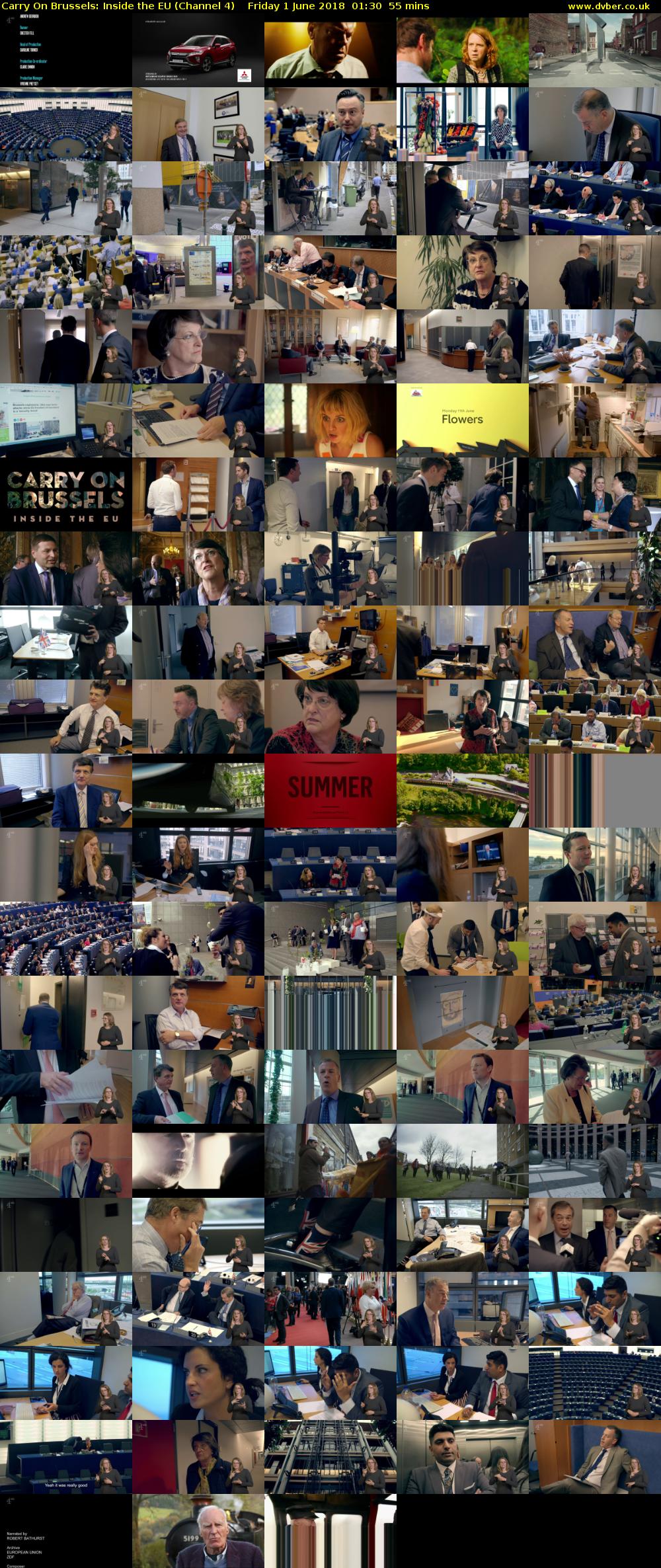 Carry On Brussels: Inside the EU (Channel 4) Friday 1 June 2018 01:30 - 02:25