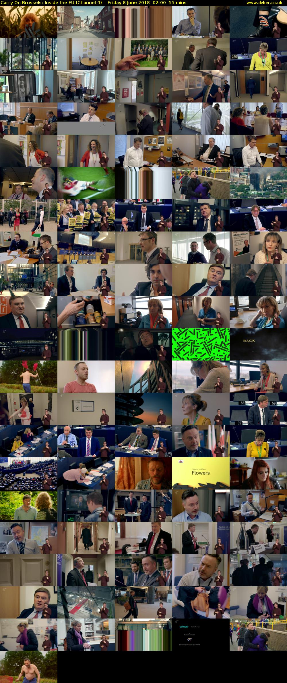 Carry On Brussels: Inside the EU (Channel 4) Friday 8 June 2018 02:00 - 02:55