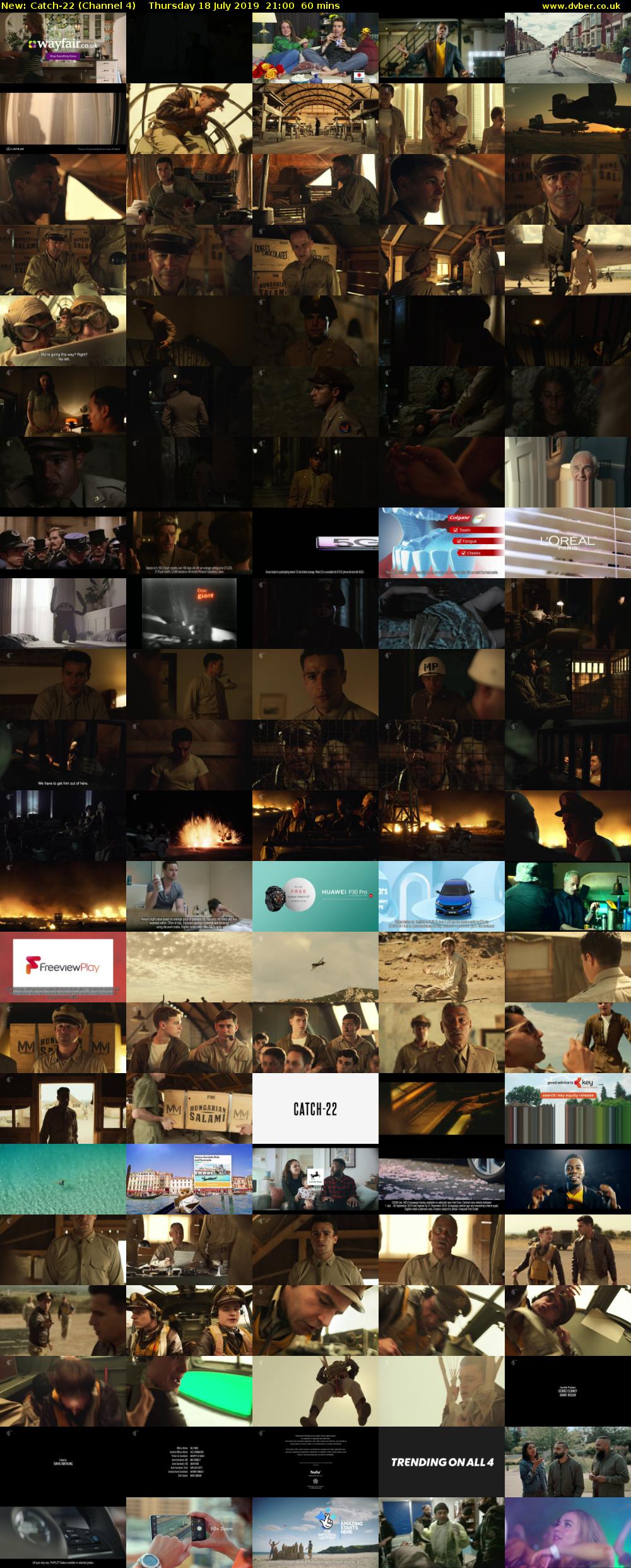 Catch-22 (Channel 4) Thursday 18 July 2019 21:00 - 22:00