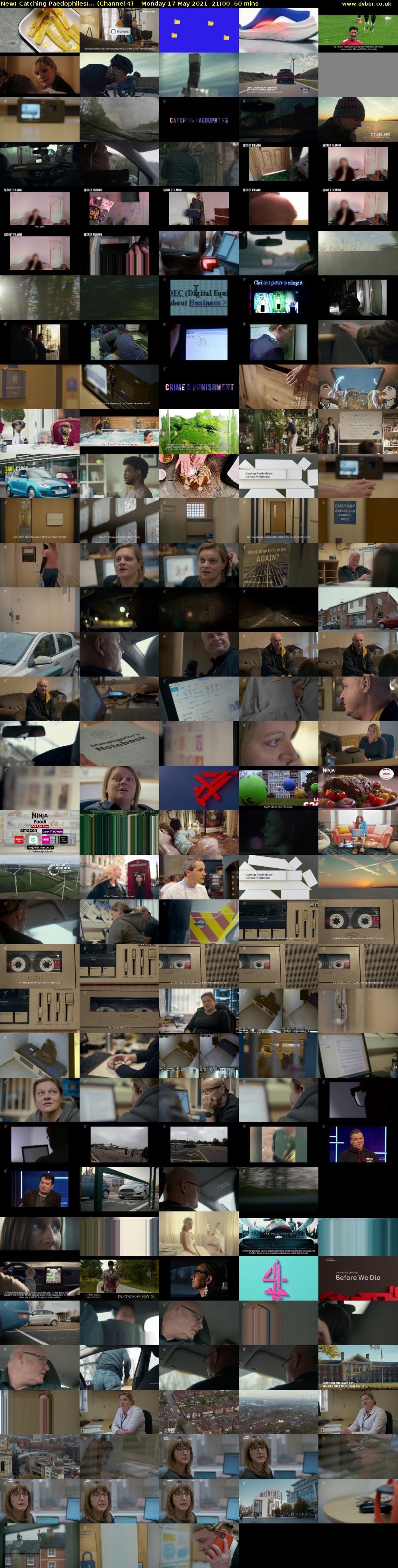 Catching Paedophiles:... (Channel 4) Monday 17 May 2021 21:00 - 22:00