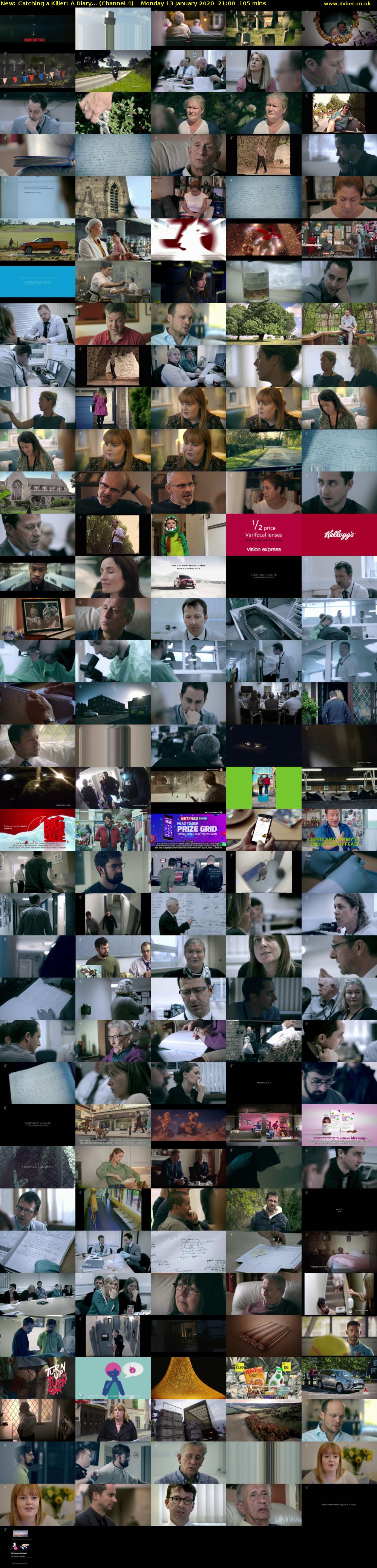 Catching a Killer: A Diary... (Channel 4) Monday 13 January 2020 21:00 - 22:45